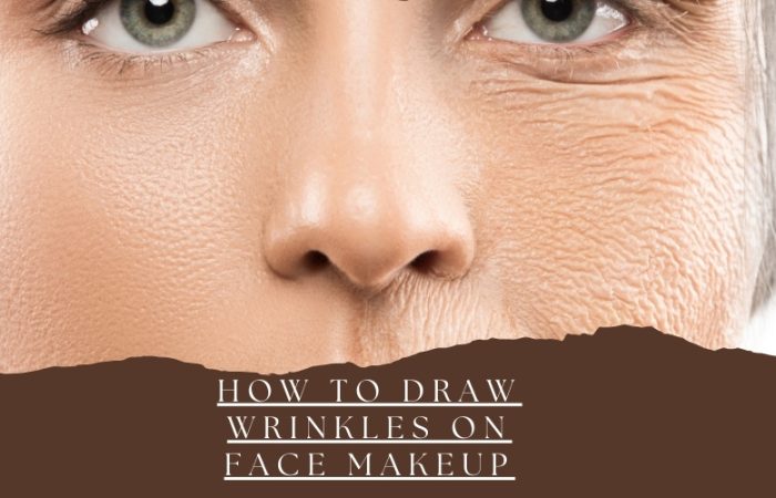 How to draw wrinkles on face makeup