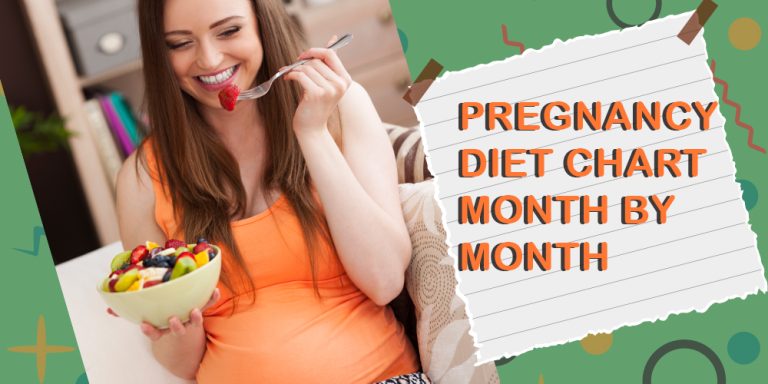 Pregnancy Diet Chart Month By Month