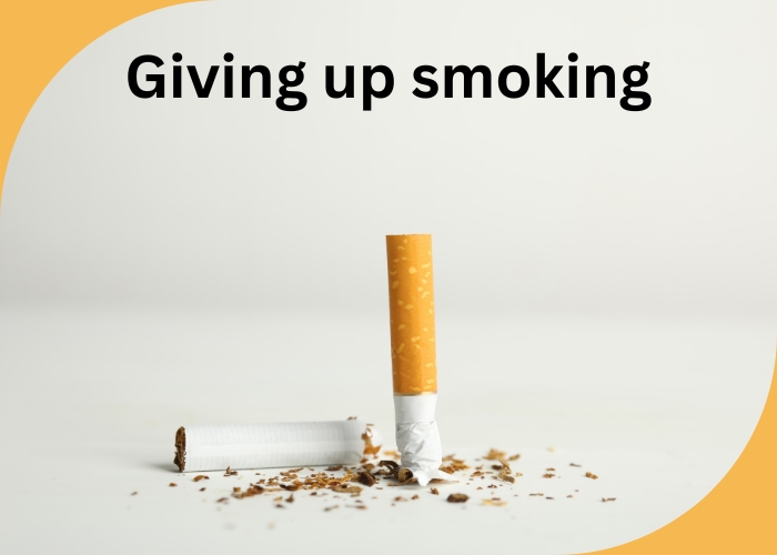 Giving up smoking :