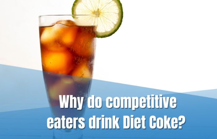Why do competitive eaters drink Diet Coke? 