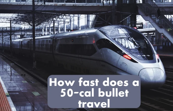 How fast does a 50-cal bullet travel
