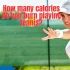 How many calories do you burn playing tennis?