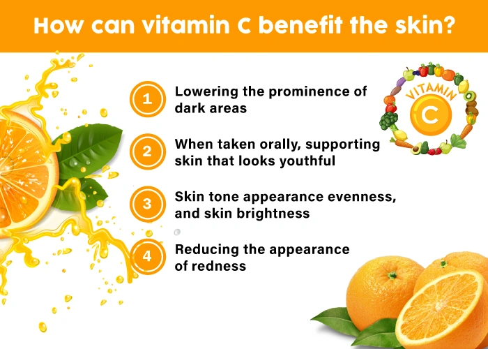 How can vitamin C benefit the skin