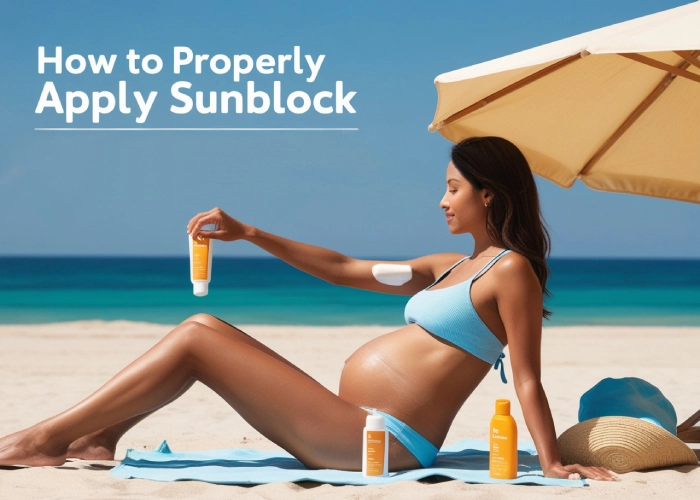 How to Properly Apply Sunblock