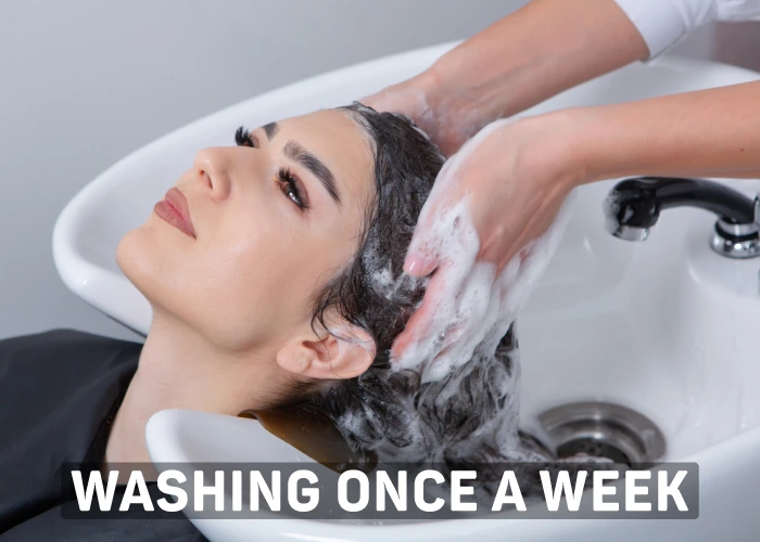 Washing once a week